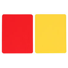 Set gelbe und rote Karte