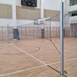 Feste Volleyballpfosten aus Stahl