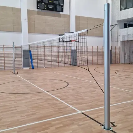 Feste Volleyballpfosten aus Stahl
