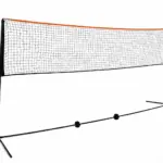 Badmintonpfosten und -netz